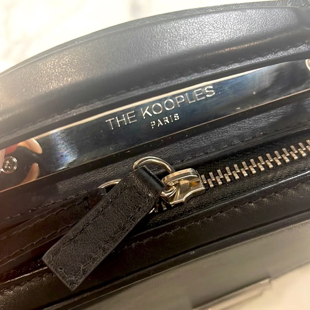 The Kooples Barbara leather bag with silver accents - Picture 2 of 10